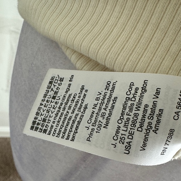 J. Crew Cream Lace Puff Sleeve Blouse - Picture 8 of 8